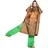 RAINKISS Regenponcho Braun Einheitsgröße