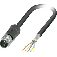 Phoenix Contact 1454228 Sensor-/Aktor-Datensteckverbinder, konfektioniert M12 Stecker, gerade 10.00