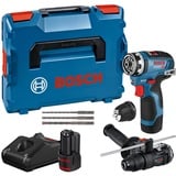 Bosch Professional 12V System Akku-Bohrschrauber GSR 12V-35 FC (inkl. 2 x 3,0-Ah-Akku, Ladegerät GAL 12V-40, 2 FlexiClick Aufsätze, Zubehör-Set, in L-BOXX) – Amazon Exclusive Set