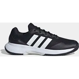 adidas Gamecourt 2 Core Black/White/Silver Met 44 2/3