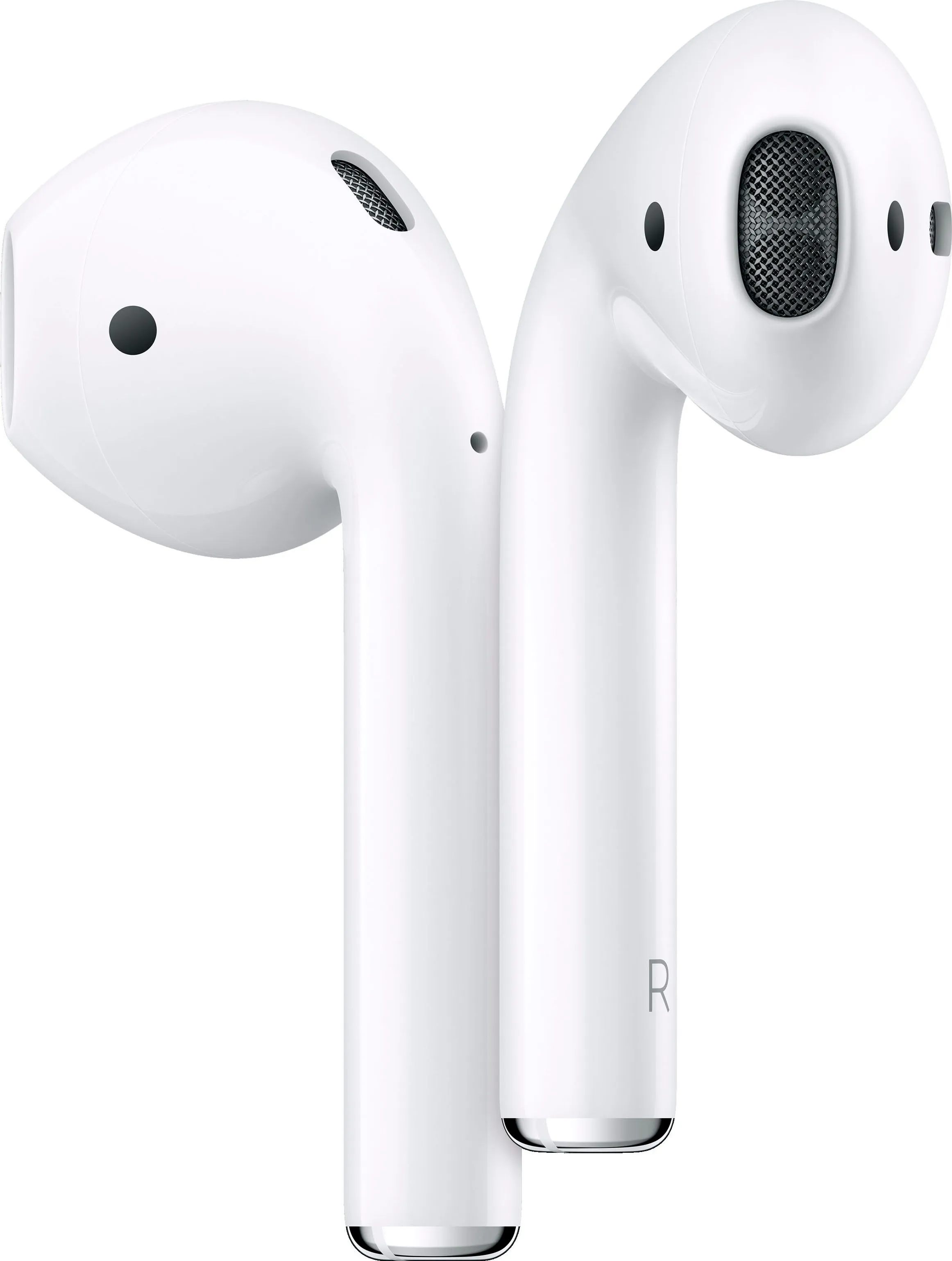 Apple In-Ear-Kopfhörer »AirPods 2. Generation mit Ladecase (2019)«, Bluetooth, Sprachsteuerung-True Wireless-kompatibel mit Siri-Rauschunterdrückung, Kompatibel mit iPhone, iPad Air / Mini / Pro, Watch, Mac Mini, iMac Apple weiß