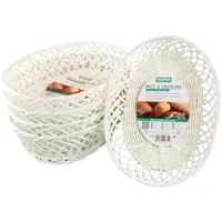 KESPER | Brot- und Obstkorb, 5er Pack, Material: Kunststoffgeflecht,