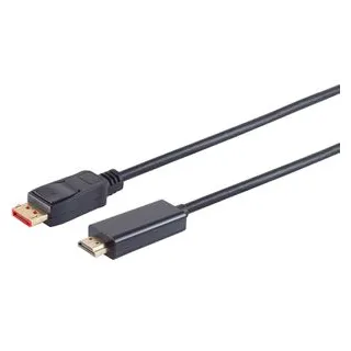 s/conn Displayport 1.4 Kabel, DP-HDMI, 4K60Hz, 10m