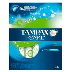 Pack Tampons Pearl Super Tampax Tampax Pearl (24 uds) 24 uds
