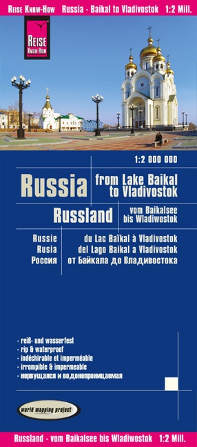 Reise Know-How Landkarte Russland - Vom Baikalsee Bis Wladiwostok / Russia - From Lake Baikal To Vladivostok (1:2.000.000) / Russie  Du Lac Baikal À V