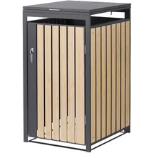ML-Design Mülltonnenbox 68 x 80 x 116,3 cm anthrazit