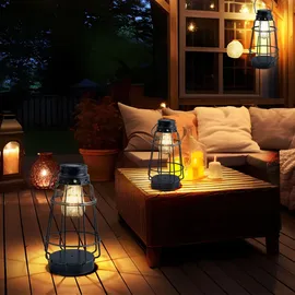 Nowa LED Solarlampe 16 x 27 cm 0,06 W silber