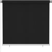 vidaXL Adley 160 x 140 cm Außenrollo schwarz