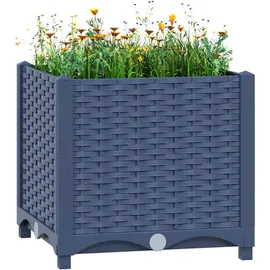vidaXL Hochbeet 40x40x38 cm Polypropylen