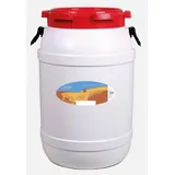 Basic Nature Relags Weithalstonne rund weiß,