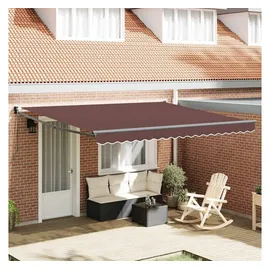 vidaXL Markise 400 x 300 cm braun