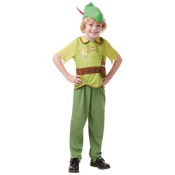 Rubie ́s Kostüm Disney’s Peter Pan Kinderkostüm, Direkt aus Nimmerland: Kinderkostüm des Disney Klassikers grün 116