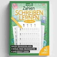 La Tropical Publishing Zahlen schreiben lernen ab 5 Jahren: