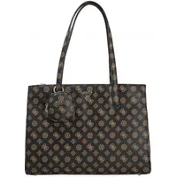 GUESS Power Play Shopper Mocha Logo