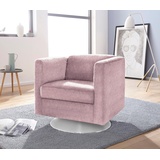 INOSIGN Sessel "Bob" Gr. Luxus-Microfaser weich, B/H/T: 72 cm x 71 cm x 75 cm, rosa (flamingo) Inosign