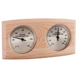 WelaSol Qualitäts Kombigerät 2 in 1 Sauna Thermometer mit Hygrometer für Sauna, Dampfsauna, Biosauna und Infrarotkabine