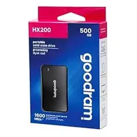 GoodRam SSDPR-HX200-500 500 GB Externe SSD, Schwarz