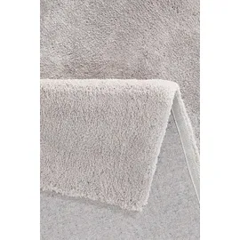 OTTO home Hochflor-Teppich Microfaser Teppich Magong, besonders weich, sehr feiner Flor, rechteckig, Höhe: 30 mm, uni, Wohnzimmer, Schlafzimmer, Kinderzimmer, auch rund und als Läufer silberfarben 300 cm x 400 cm x 30 mm