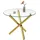 modfu Couchtisch, Gold, Glas, 80x77x80 cm, Wohnzimmer, Wohnzimmertische, Couchtische