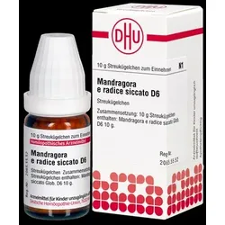 MANDRAGORA E radice siccata D 6 Globuli