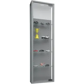 VCM Wandvitrine Stano Mini 33 x 0 x 0 cm Silber