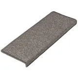 Floordirekt Karat Stufenmatte Ponto Pflegeleicht Grau 23,5 x 65 cm Rechteckig