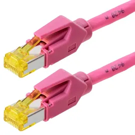 Draka Patchkabel S/FTP CAT 6a ISO/IEC magenta 3,0m