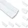 MDEKOR 100 Meter Deckenleisten Styropor XPS Stuckleisten Abschlussleiste Decke Weiss 50X50 mm Zierprofile Styroporleisten Deckenleisten Zierleisten Sparpaket NK50