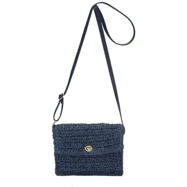 VIVANCE Umhängetasche Papierstroh Blue