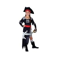 Seeräuber Piraten Prinzessin Verkleidung für Mädchen Fasching Karneval Kostüm L