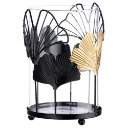 GILDE Windlicht Ginkgo 16cm