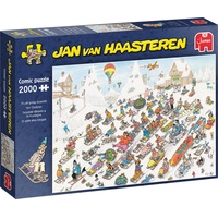 JUMBO Spiele Jumbo Jan van Haasteren - Es geht nur bergab 2000 Teile