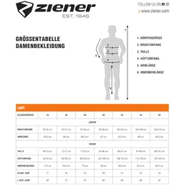 Ziener Tarla-Z Skijacke frosty glacier 36