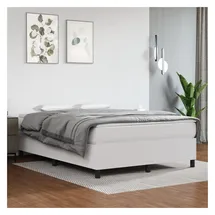 vidaXL Boxspringbett 140 x 200 cm Weiß