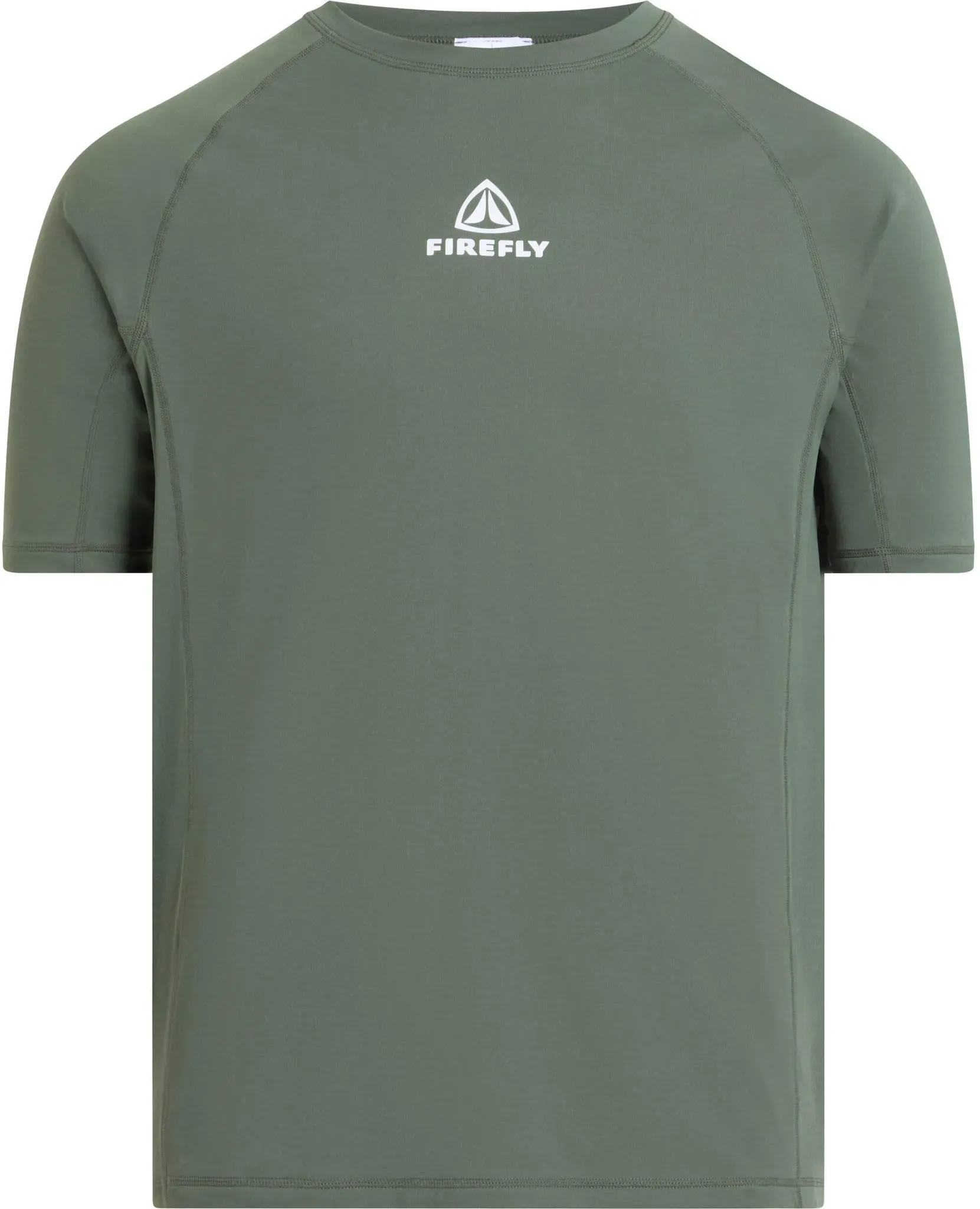 FIREFLY Larry II Surf Shirt Herren in green dark-white, Größe XXL - oliv