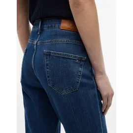 Tommy Hilfiger Bootcut-Jeans TOMMY HILFIGER "BOOTCUT RIAN RW", Damen, Gr. 29, Länge 32, rian, Denim/Jeans, Obermaterial: 99% Baumwolle, 1% Elasthan, unifarben, lang, Jeans, Baumwollmischung, Stretch, ausgestellte Beinform