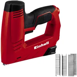 Einhell Elektrotacker TC-EN 20 E Set für Typ 53 / 47 elektronische Schlagkraf...