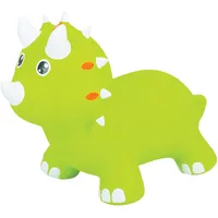 GERARDO'S Toys Jumpy Hüpftier grüne Triceratops - Hüpftiere ab 1 Jahr und ab 2 Jahre - Aufblasbare Tiere Spielzeug Draussen oder Drinnen für Kleinkinder ab 12 Monaten...