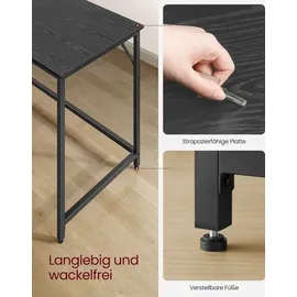 VASAGLE Schreibtisch 135 cm schwarz