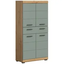 xonox.home Midischrank Scout 74 x 141 x 31 cm Salbeigrün