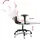 vidaXL Gaming-Stuhl mit Fußstütze Rosa