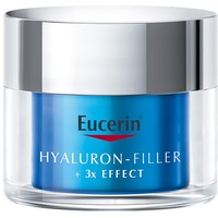 Eucerin Hyaluron-Filler + 3x Gel-Creme Effekt Nachtpflege Hydration Booster 50ml