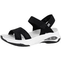 Rieker Sandalen Damen Schwarz 41