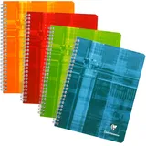 Clairefontaine Notizbuch Clairefontaine 17 x 22 cm 90 Blatt kariert Weiß