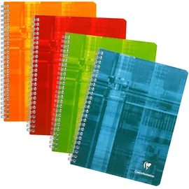 Clairefontaine Notizbuch Clairefontaine 17 x 22 cm 90 Blatt kariert Weiß