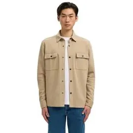 Selected SLHJACKIE Sweatjacke Herren beige XL