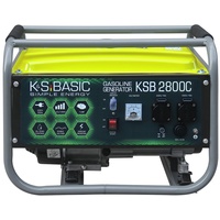 Könner & Söhnen Stromerzeuger KSB 2800C, 2,80 in kW, (7 PS 4-Takt Benzinmotor, Kupfer Alternator, 1-tlg), 16A, 230V Generator, für den Heim- und Freizeitbedar