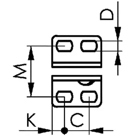 AMF Senkrechtspanner 6800 Größe 0