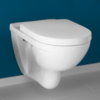 Villeroy & Boch O.novo Combi-Pack Wand-Tiefspül-WC, mit WC-Sitz L: 56 B: 36 weiß 5660HRR1