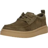 CLARKS Polden Moc", Derby, Olive Suede, 42 EU -